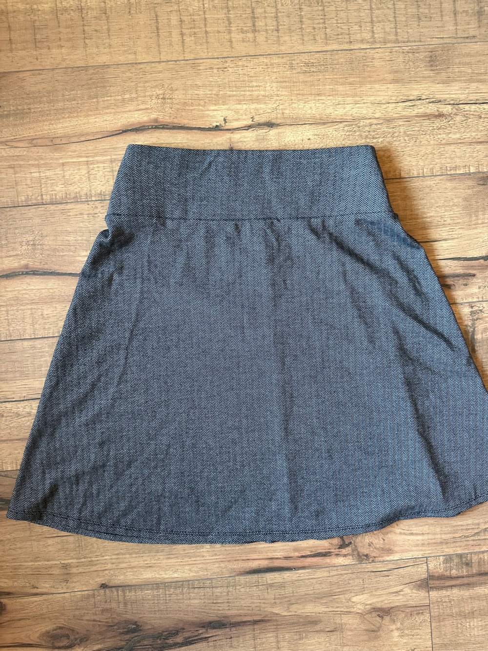 Apt. 9 Charcoal Herringbone Skirt